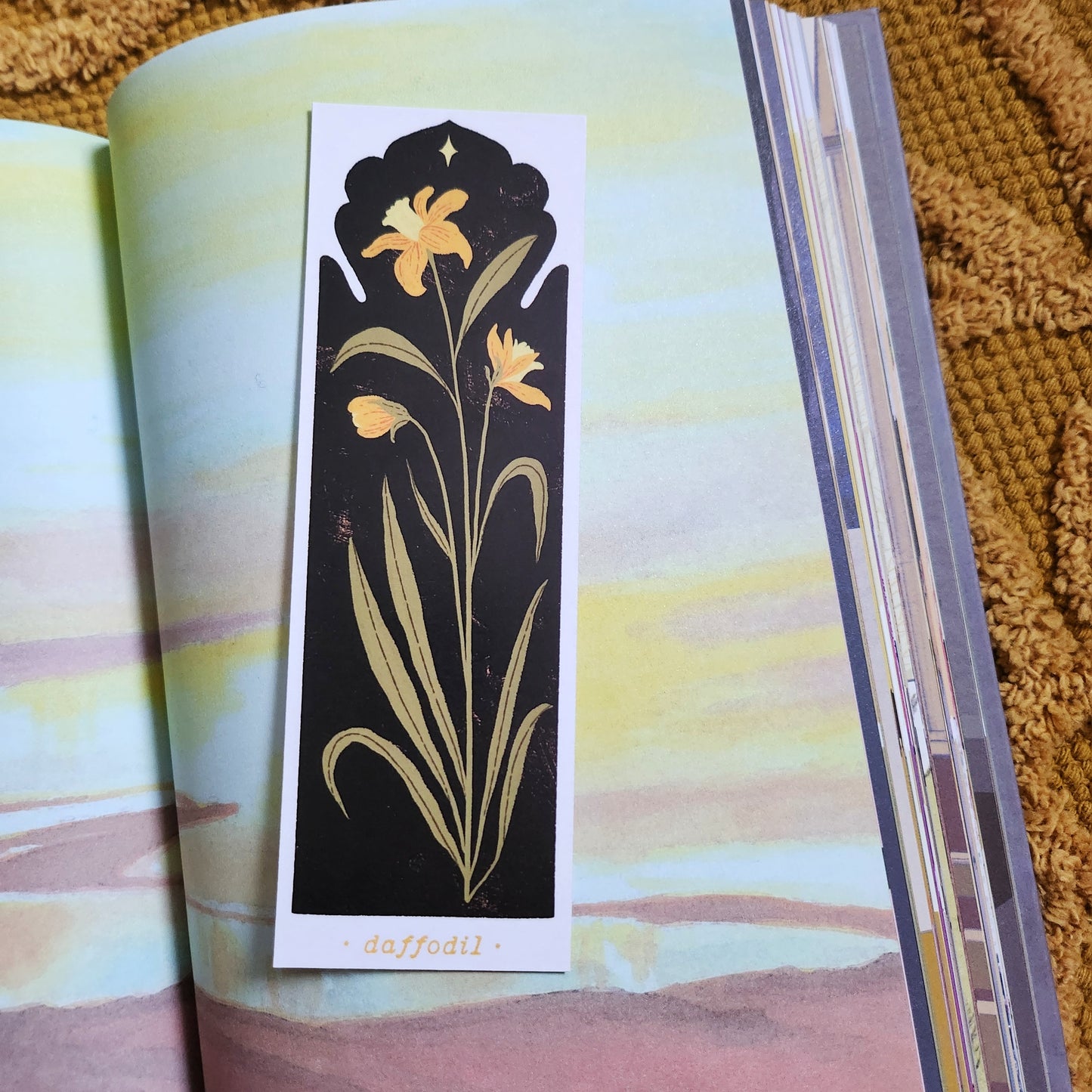 Botanical Daffodil Bookmark