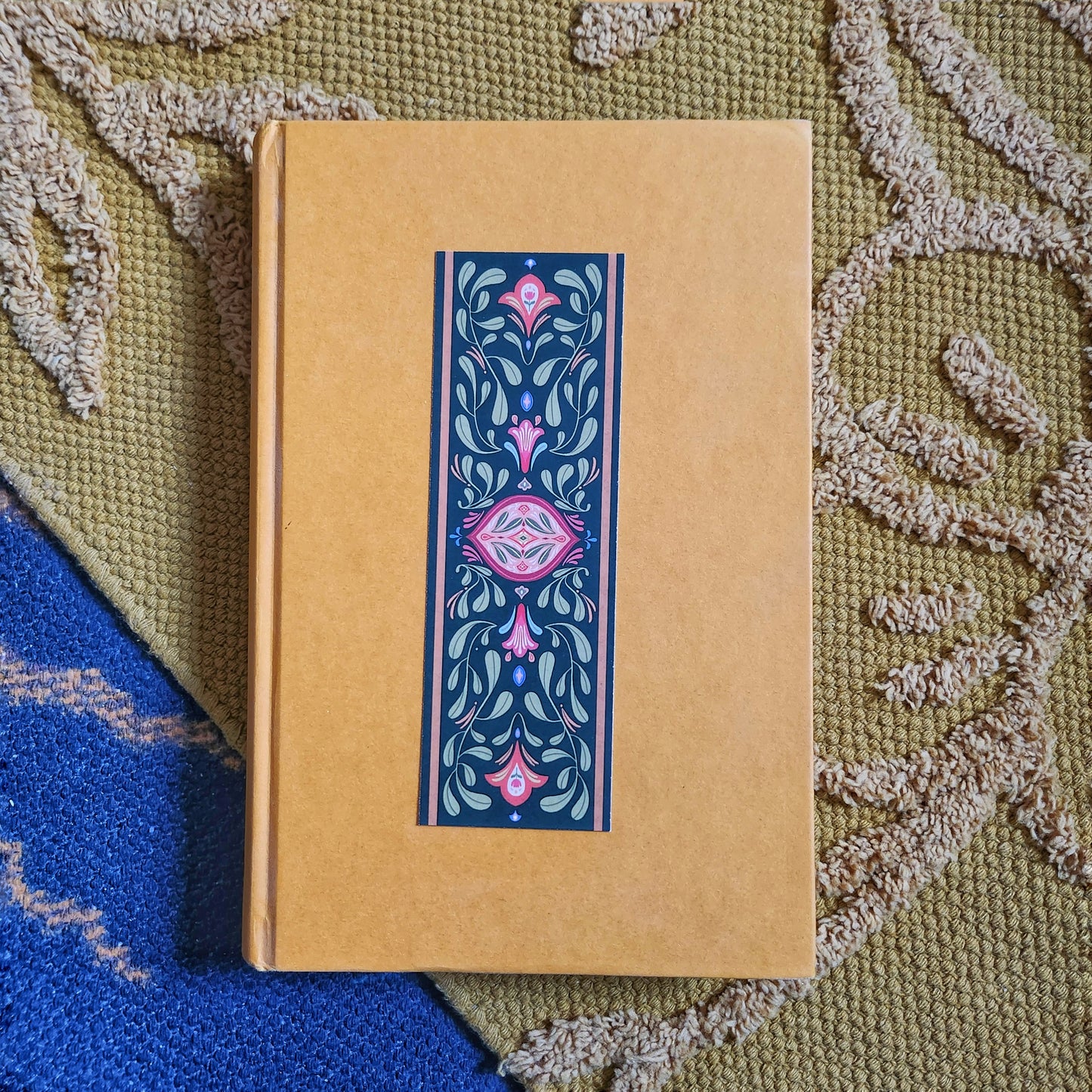 Dark Green Botanical Pattern Bookmark