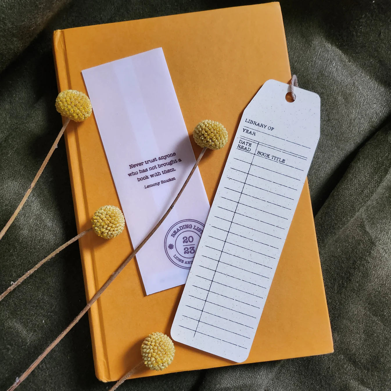 2024 Reading list bookmarks