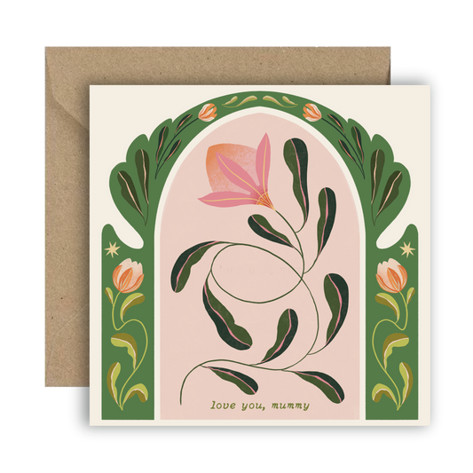 Love you, Mummy greeting card