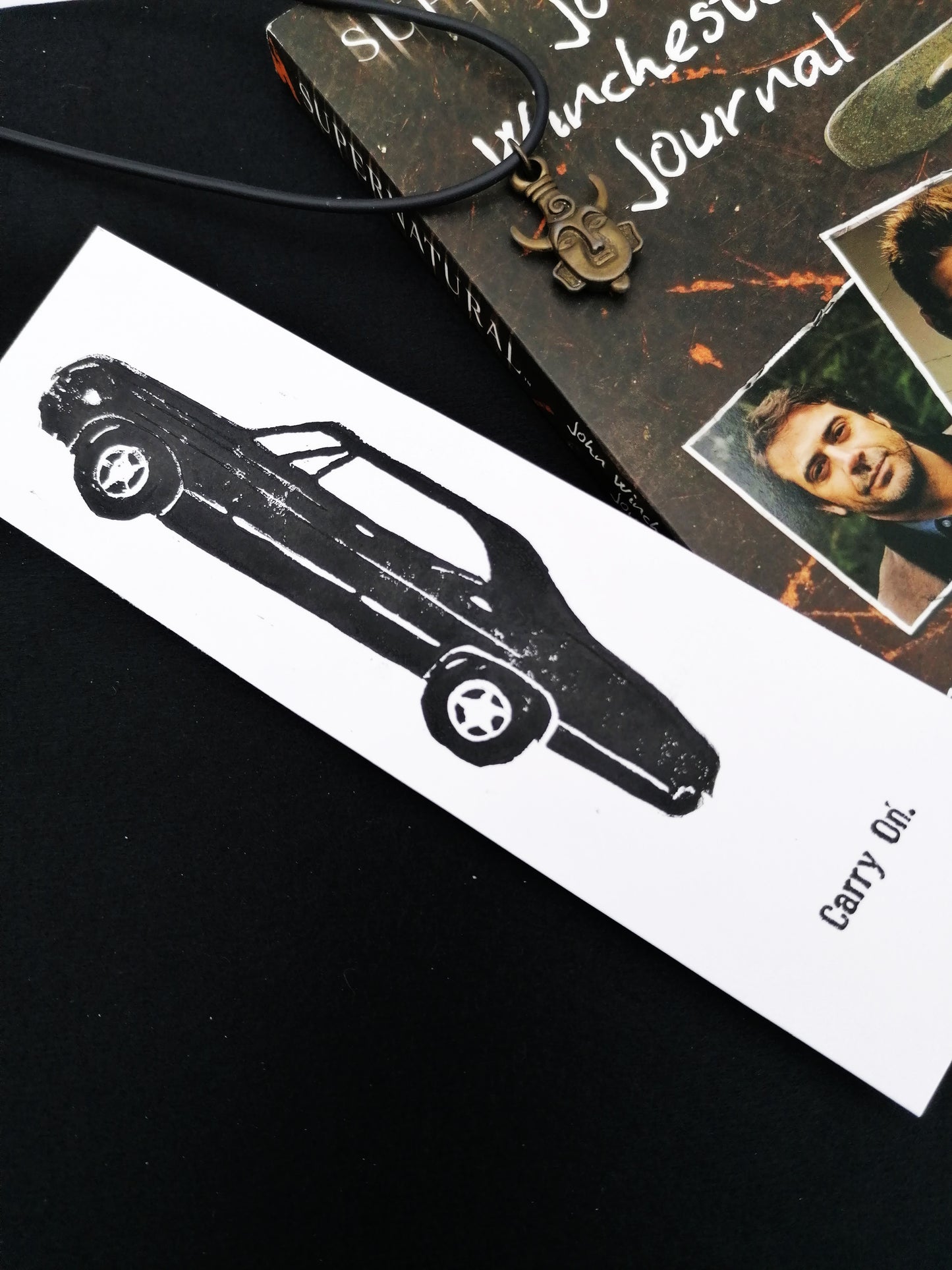 Supernatural Inspired Hand printed Bookmark