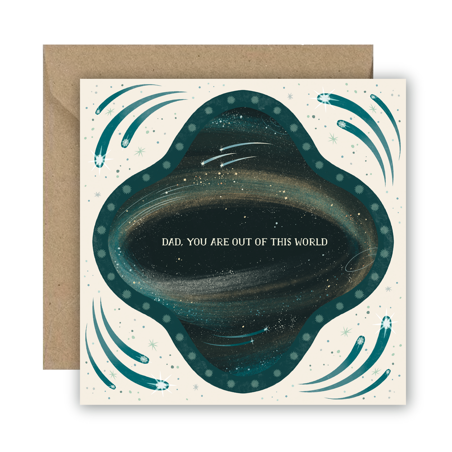 Dad, You're out of this world Greeting Card