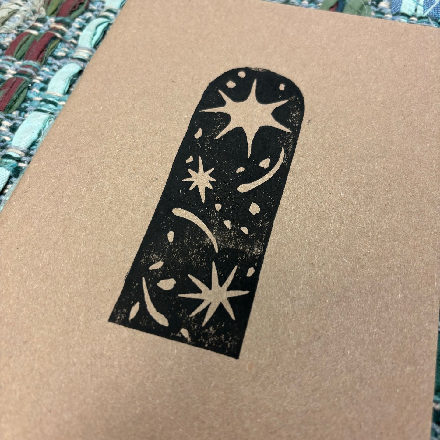 Celestial Handprinted Notebook