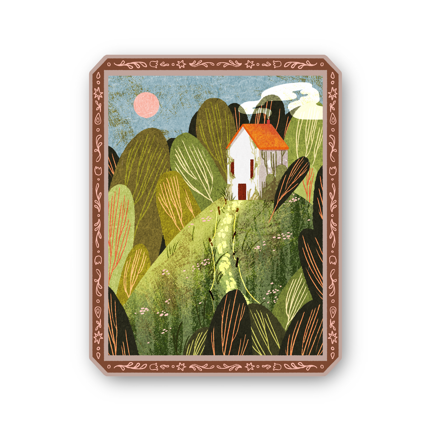 Cottage Sticker