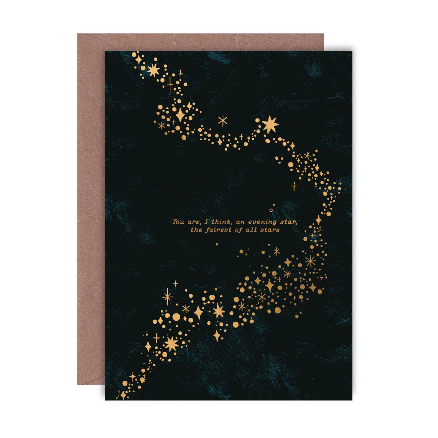 Fairest Star Gold Foiled Greeting Card