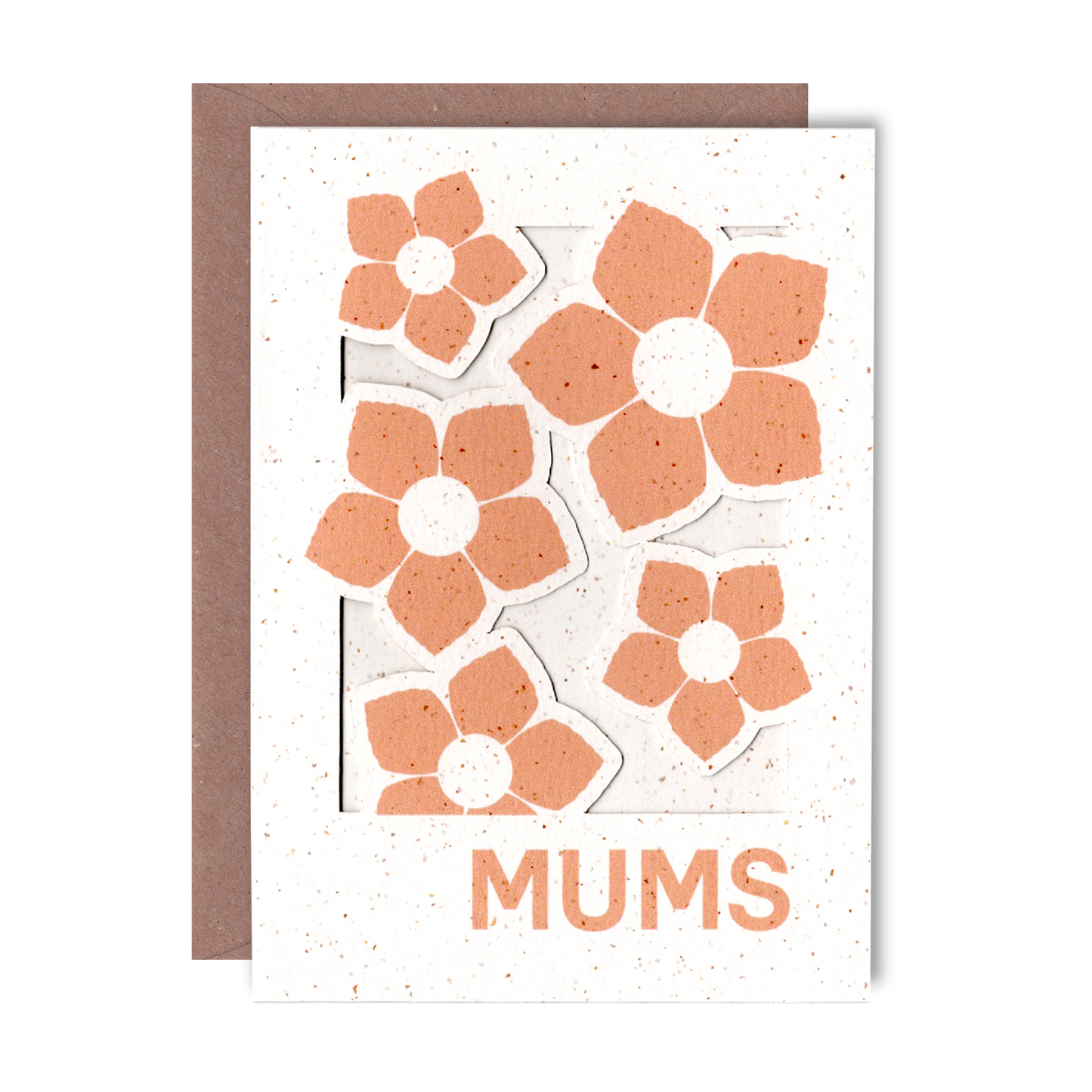 Mums - Paper Cut Greeting Card