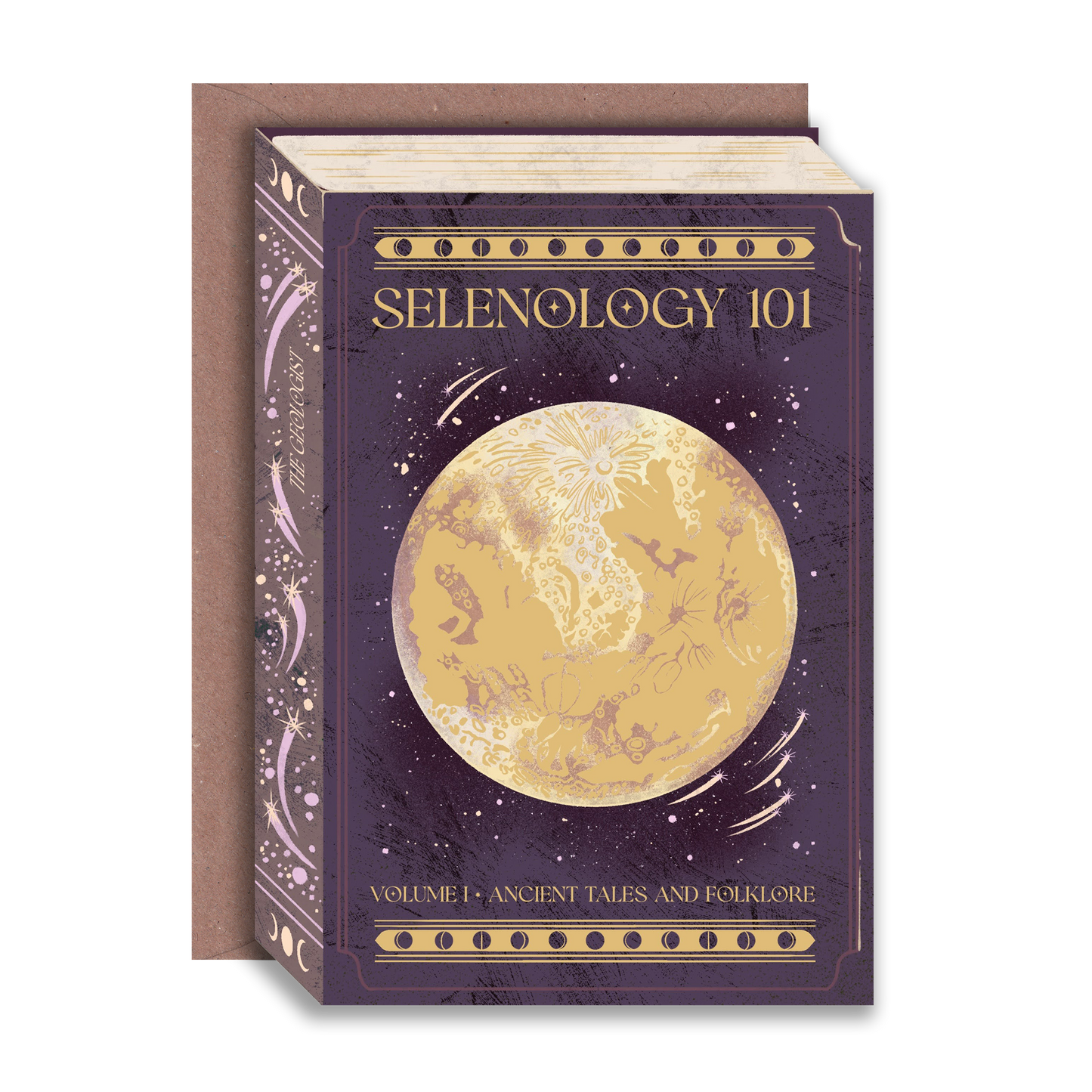 Selenology 101 Foiled Book card