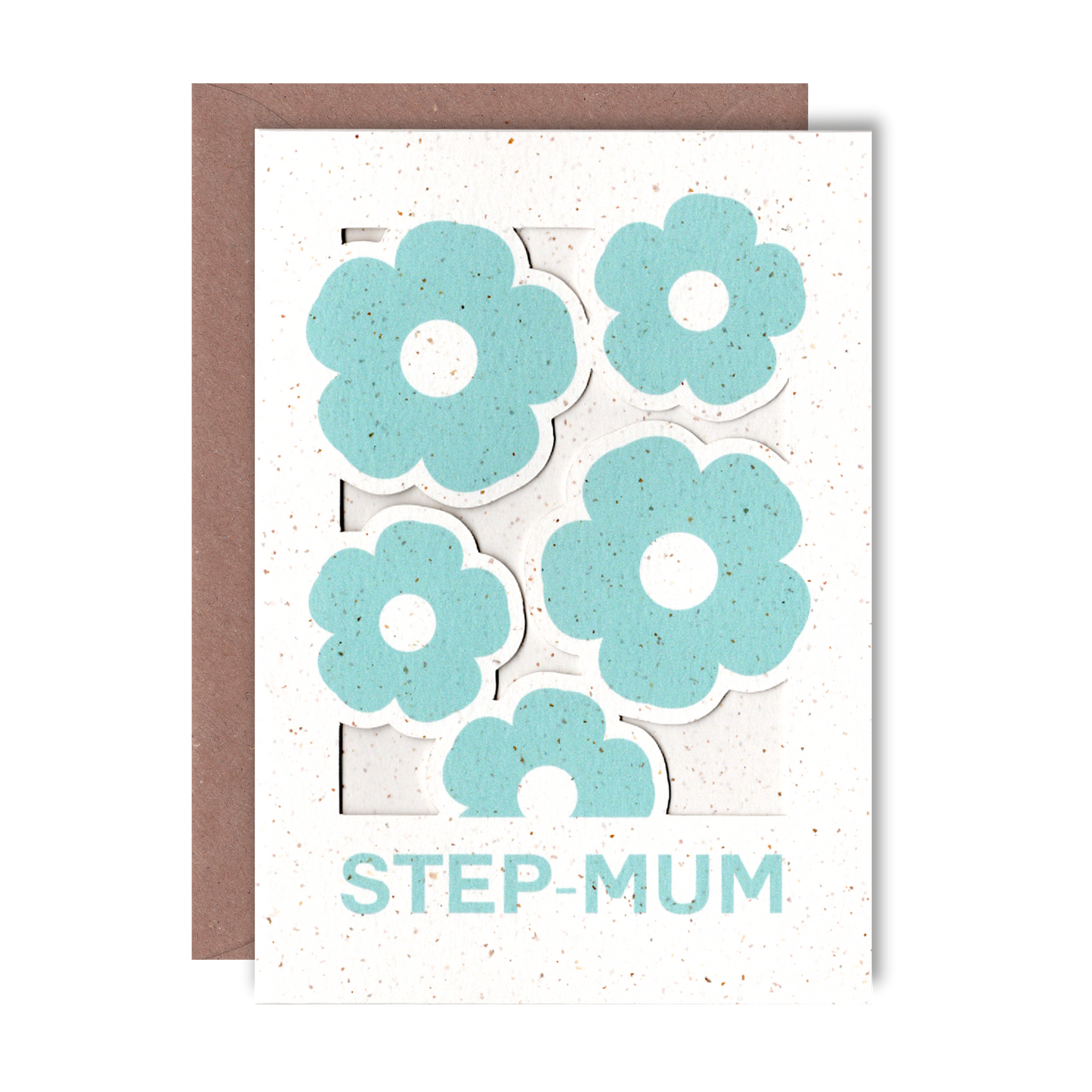 Step Mum - Paper Cut Greeting Card