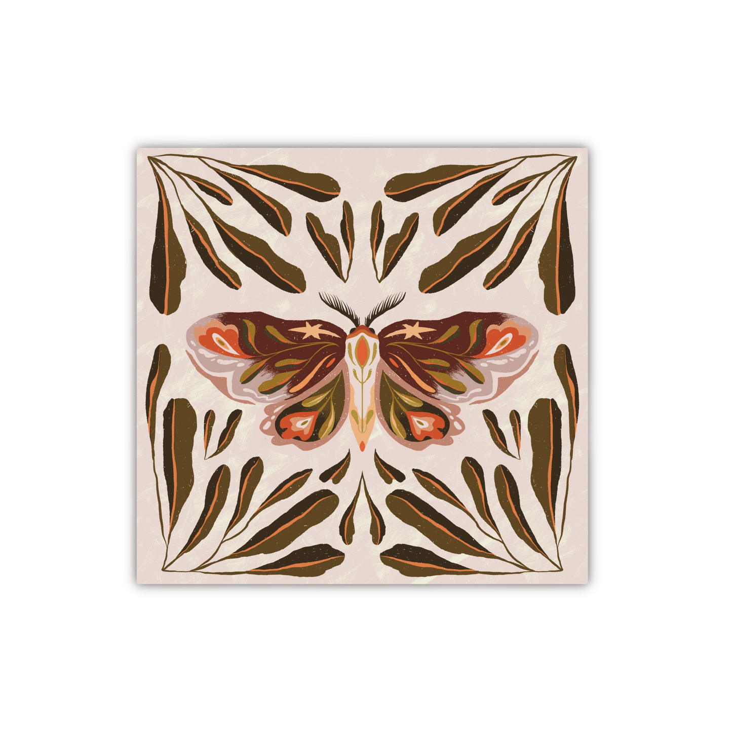 Moth Pattern Sticker