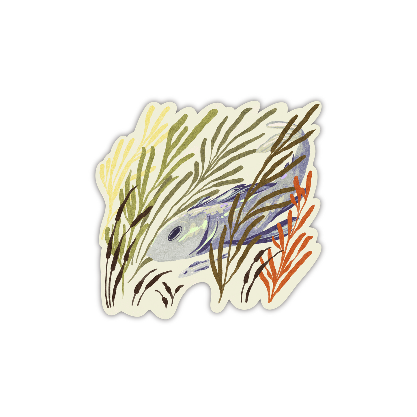 River Fish Sticker
