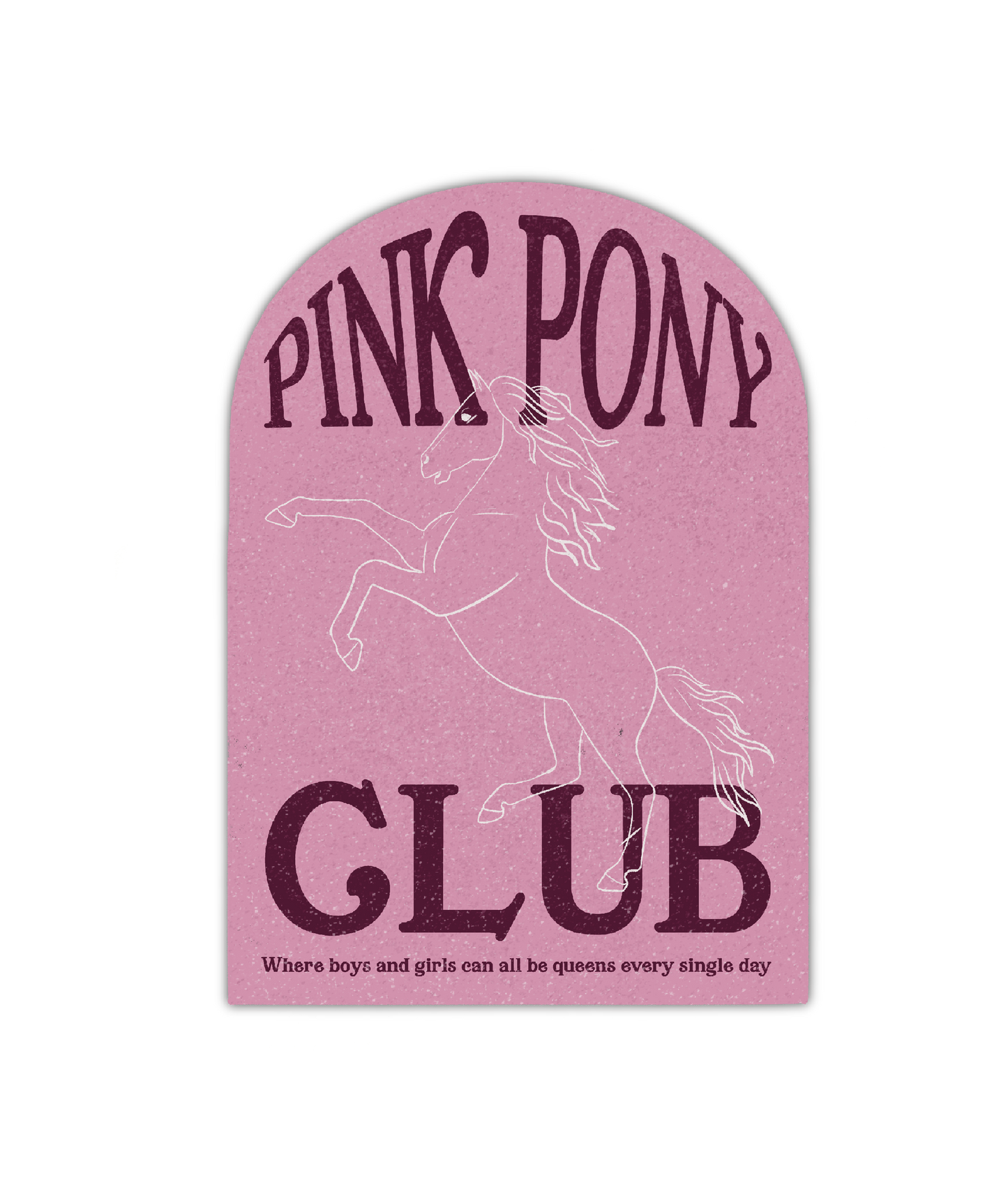 Pink Pony Club Sticker