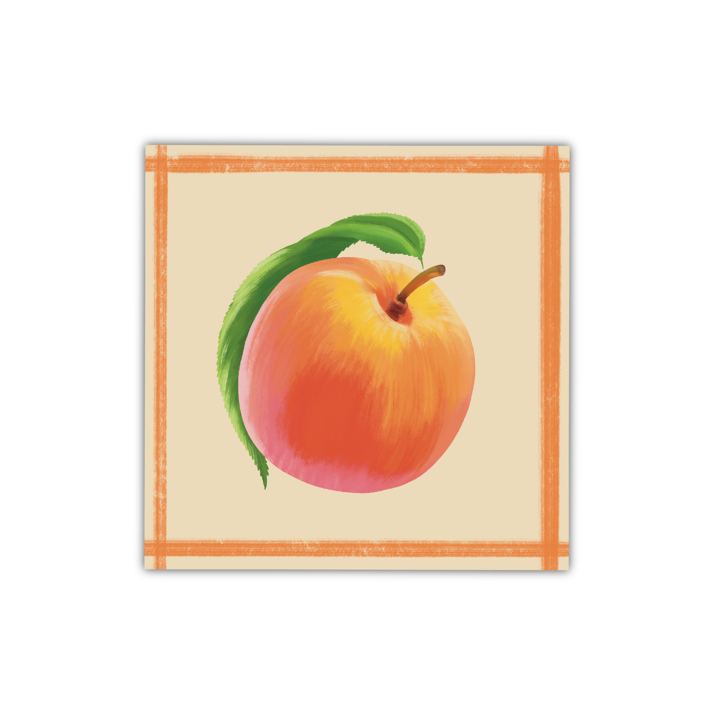 Apricot Sticker