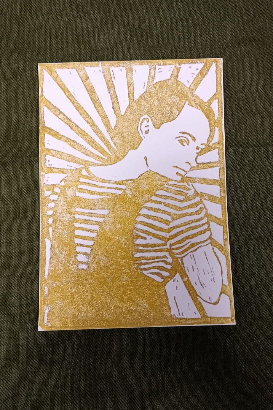 Fleabag inspired Lino Print (old version)