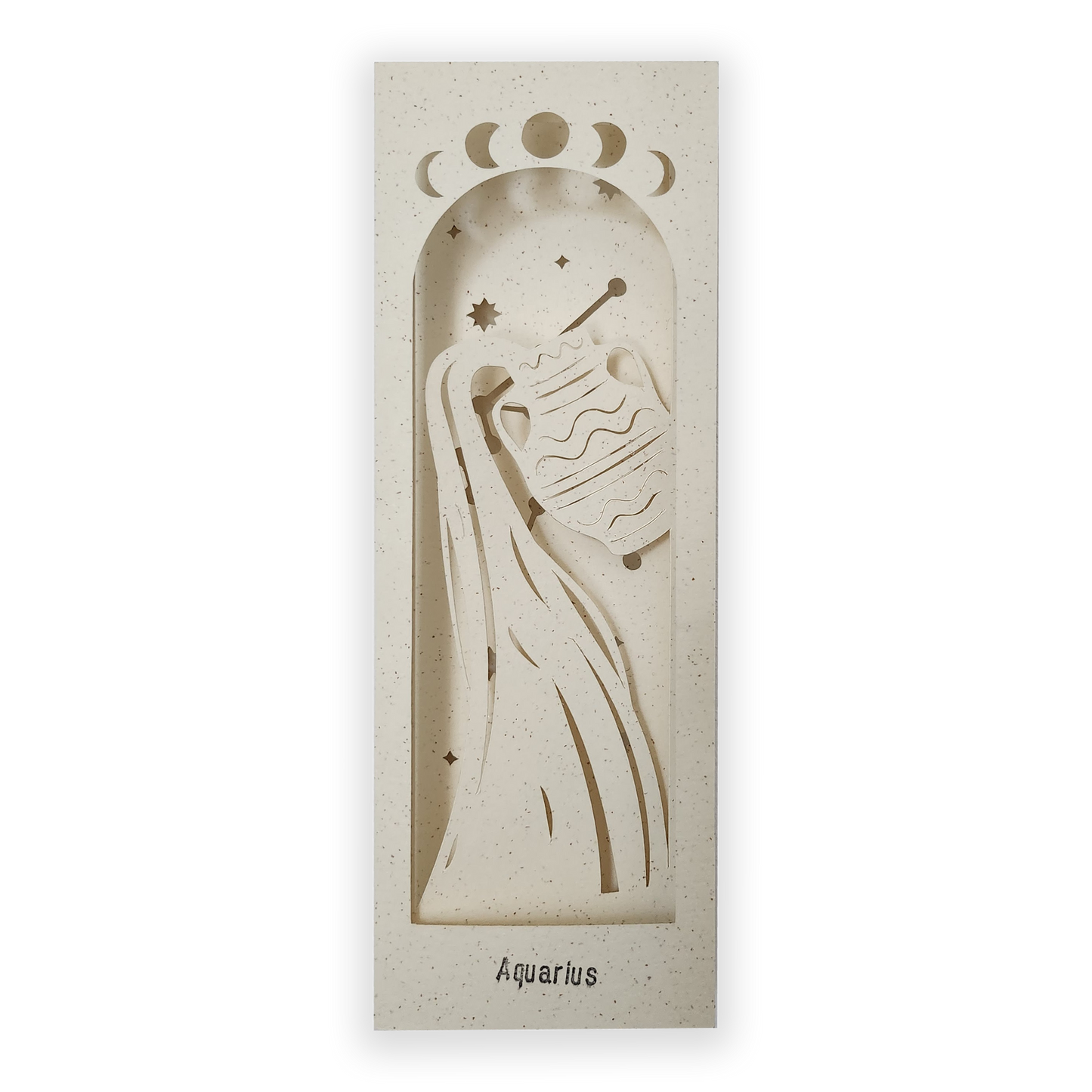 Aquarius zodiac 3D Bookmark