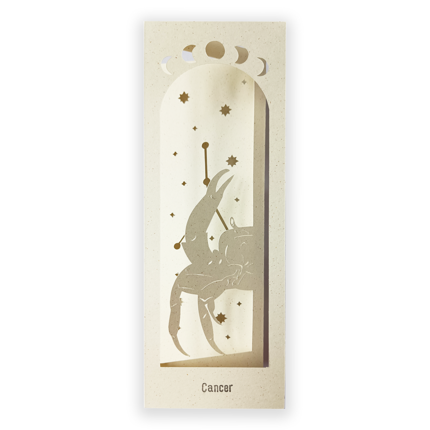 Cancer zodiac 3D Bookmark