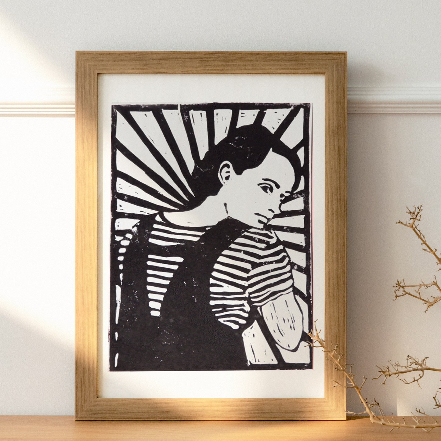 Fleabag Inspired Lino Print