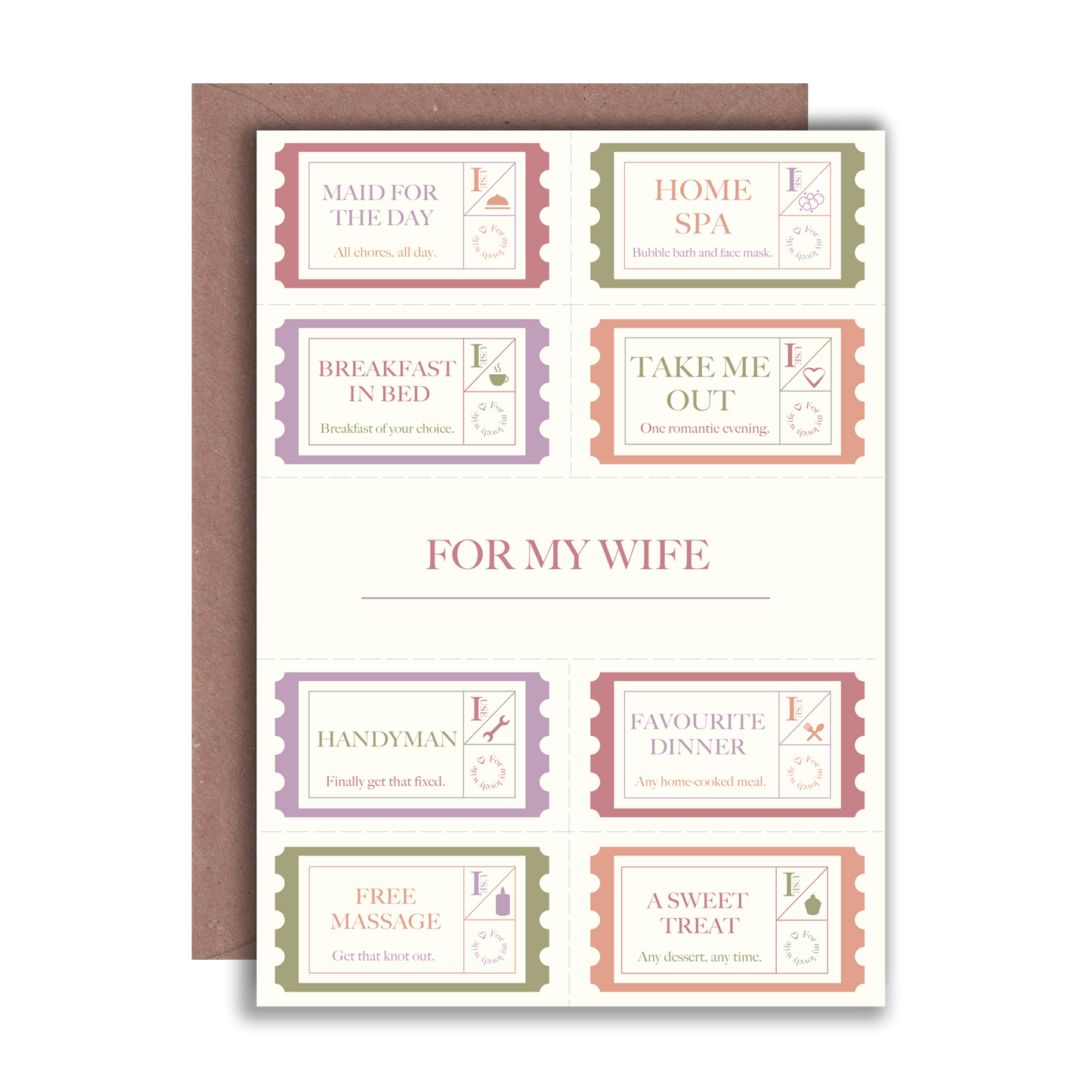 For my Wife Voucher Card
