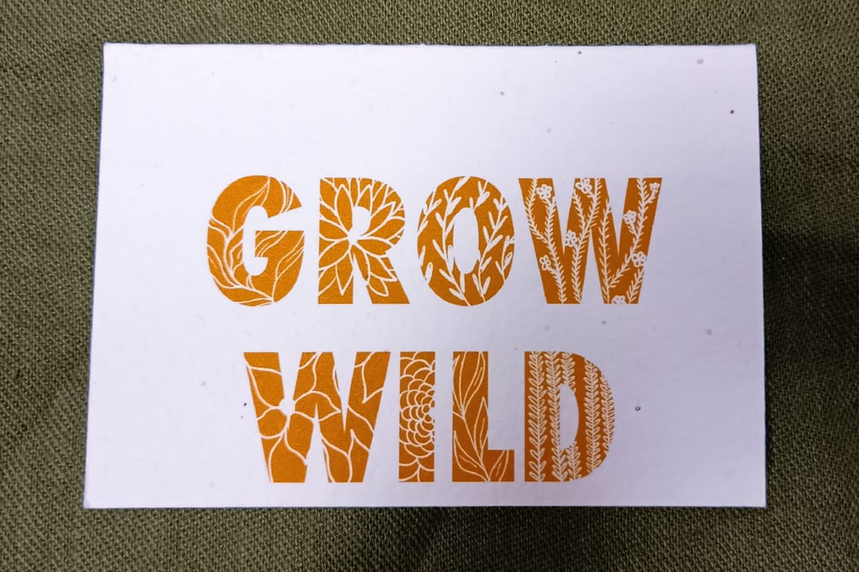 Plantable A6 Cards (Seconds)