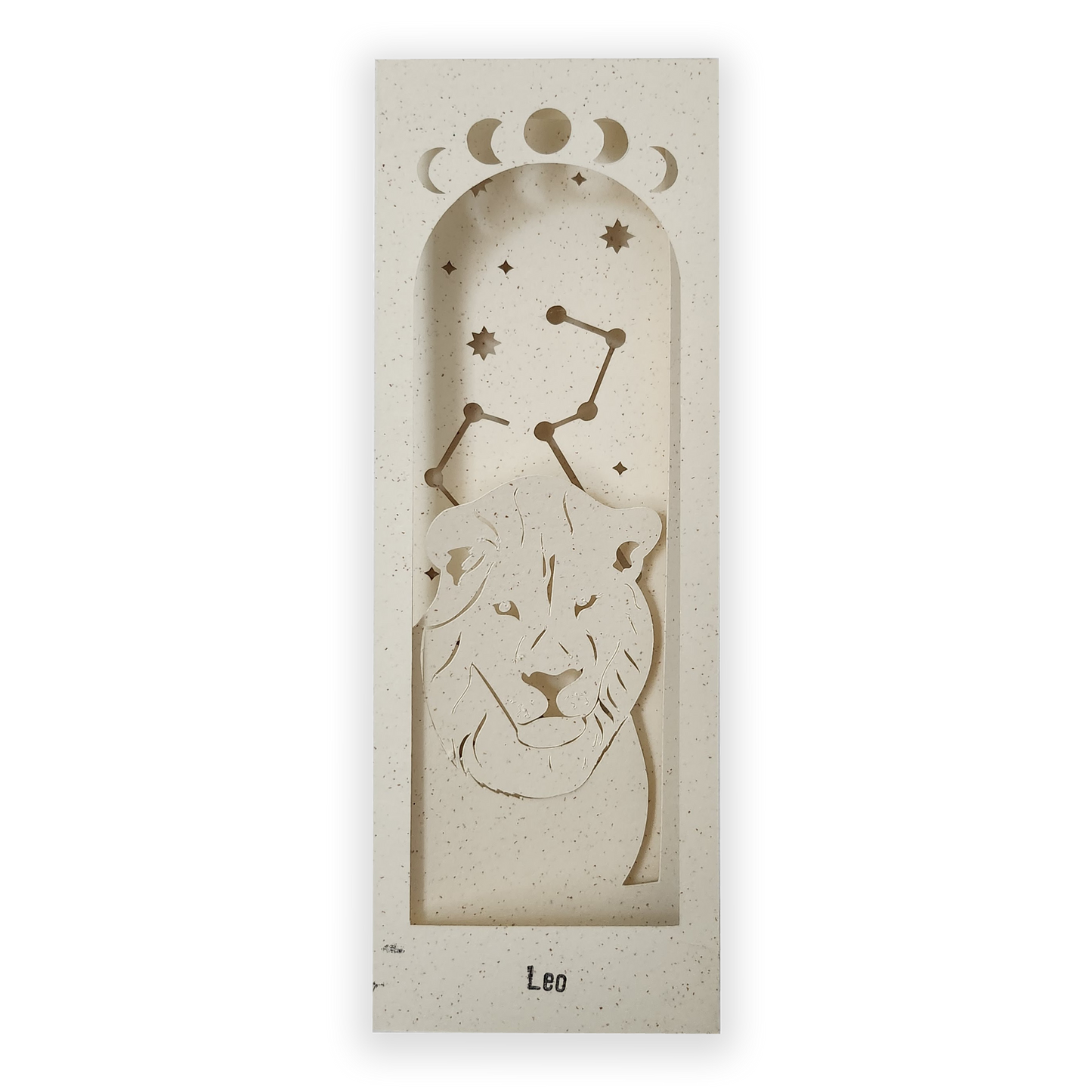 Leo zodiac 3D Bookmark