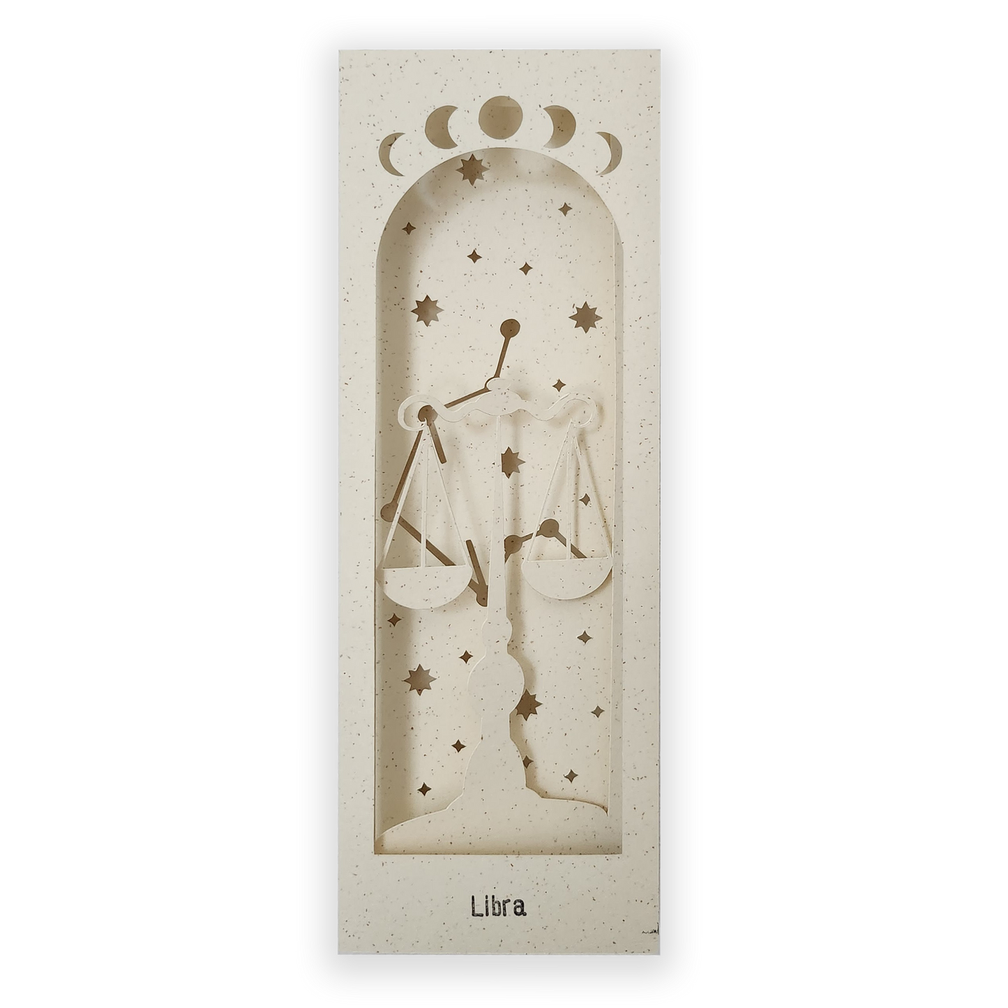 Libra zodiac 3D Bookmark