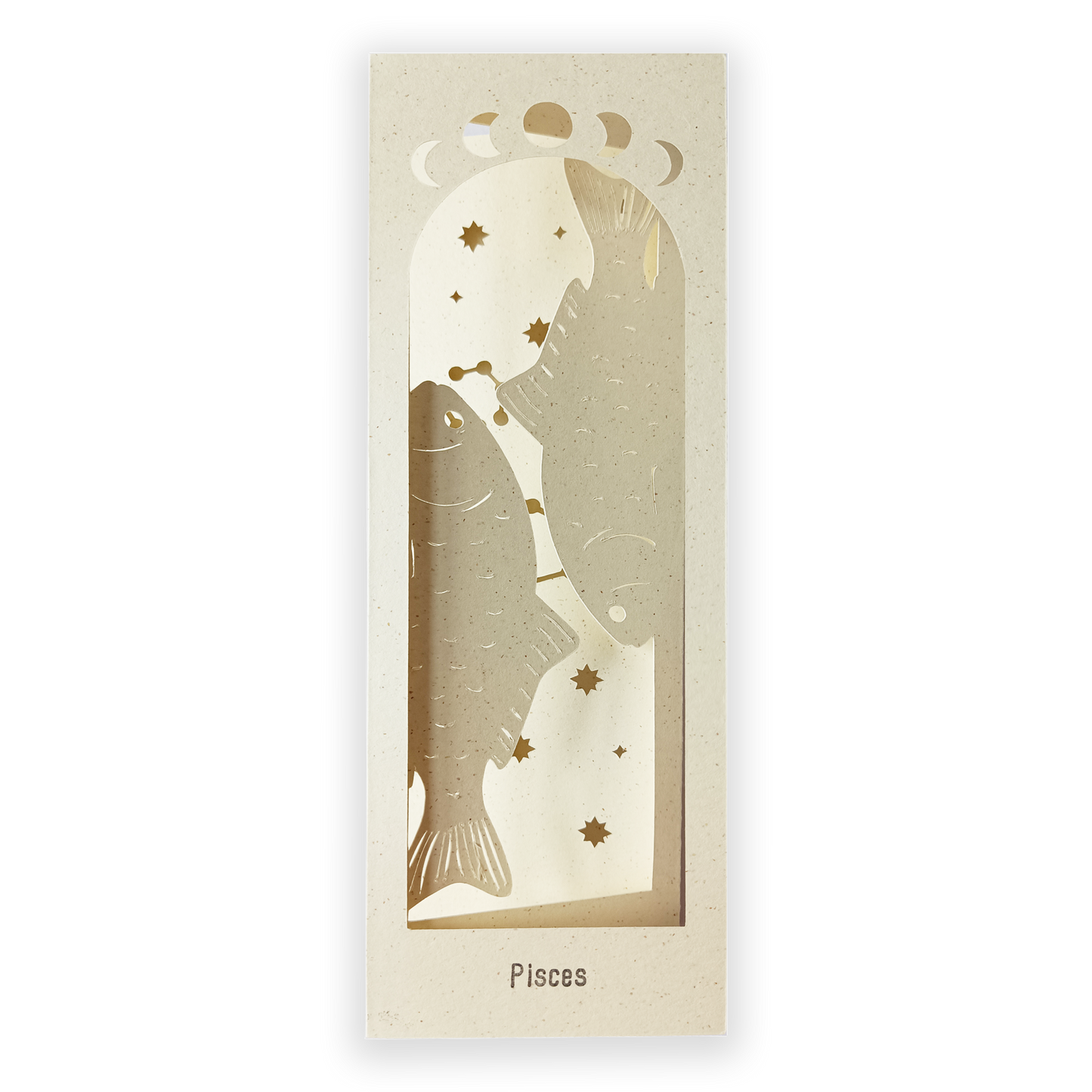 Pisces zodiac 3D Bookmark