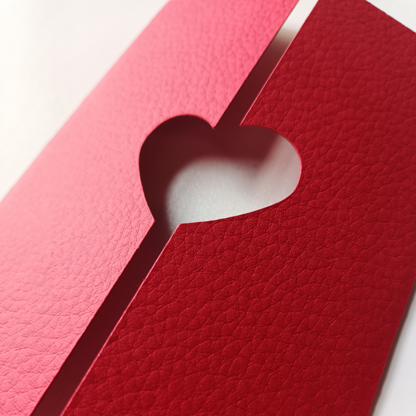 Red Heart - Paper Cut Greeting Card
