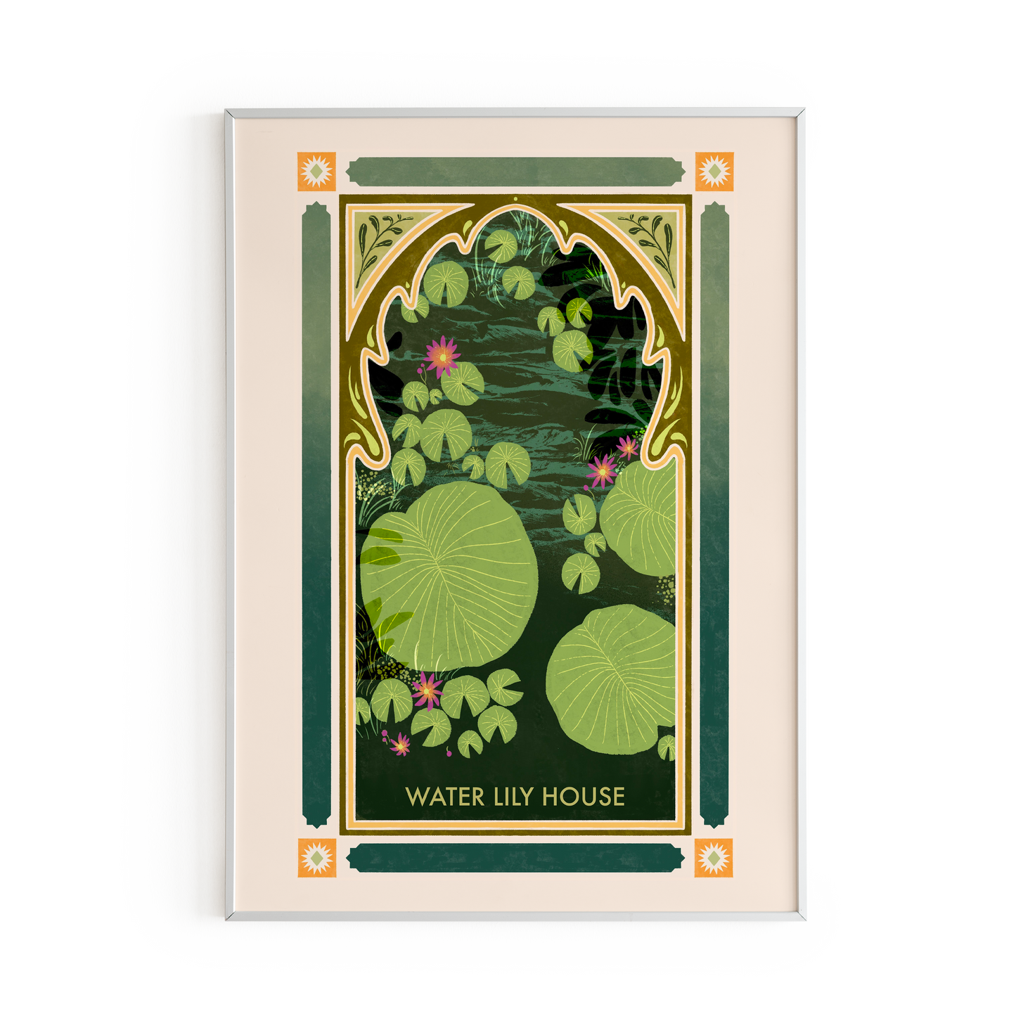 Water Lily House - Kew Gardens Poster
