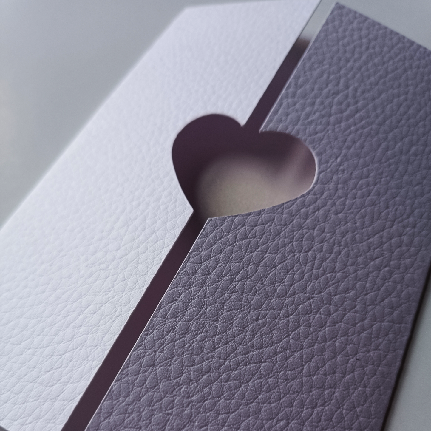 White Heart - Paper Cut Greeting Card