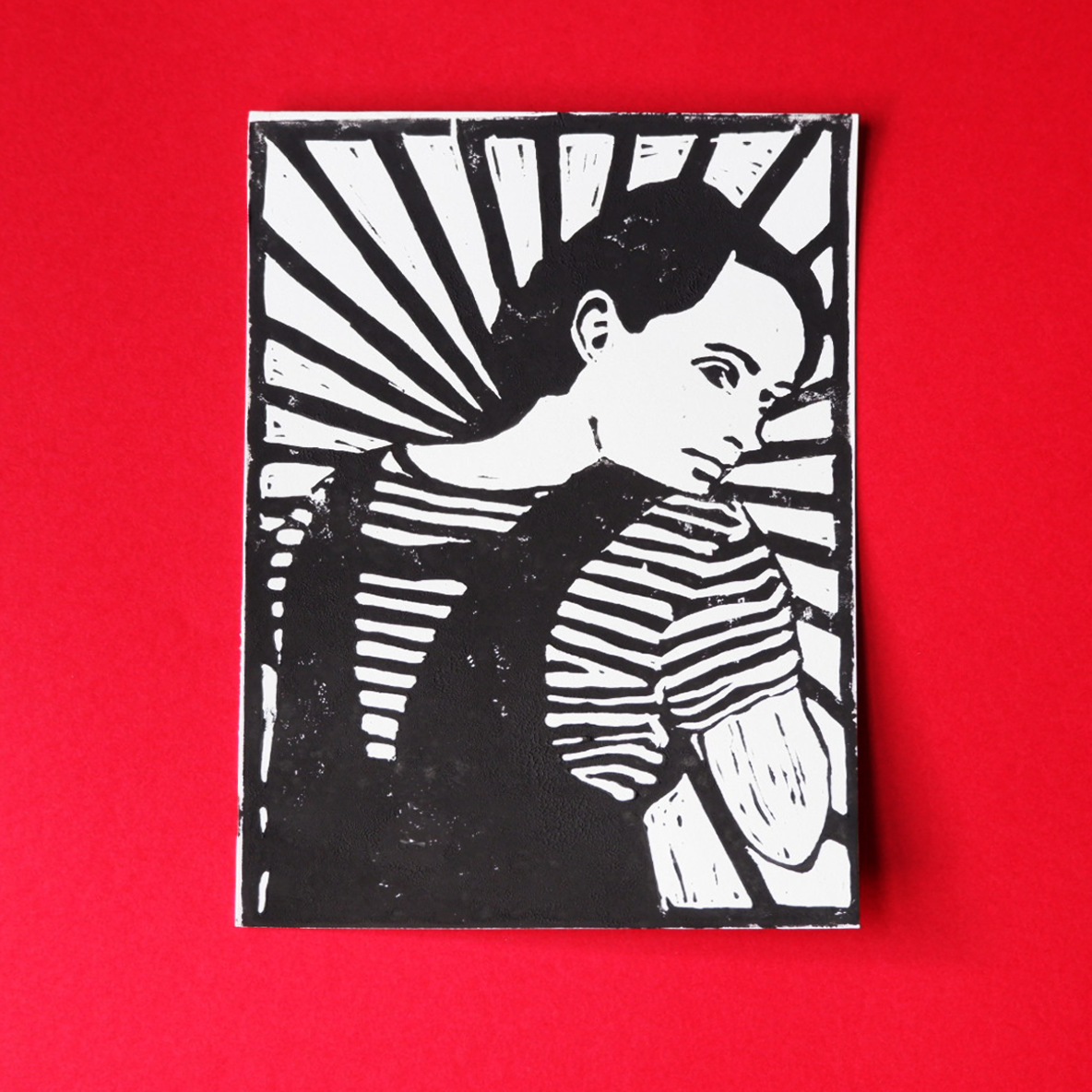 Fleabag Inspired Lino Print