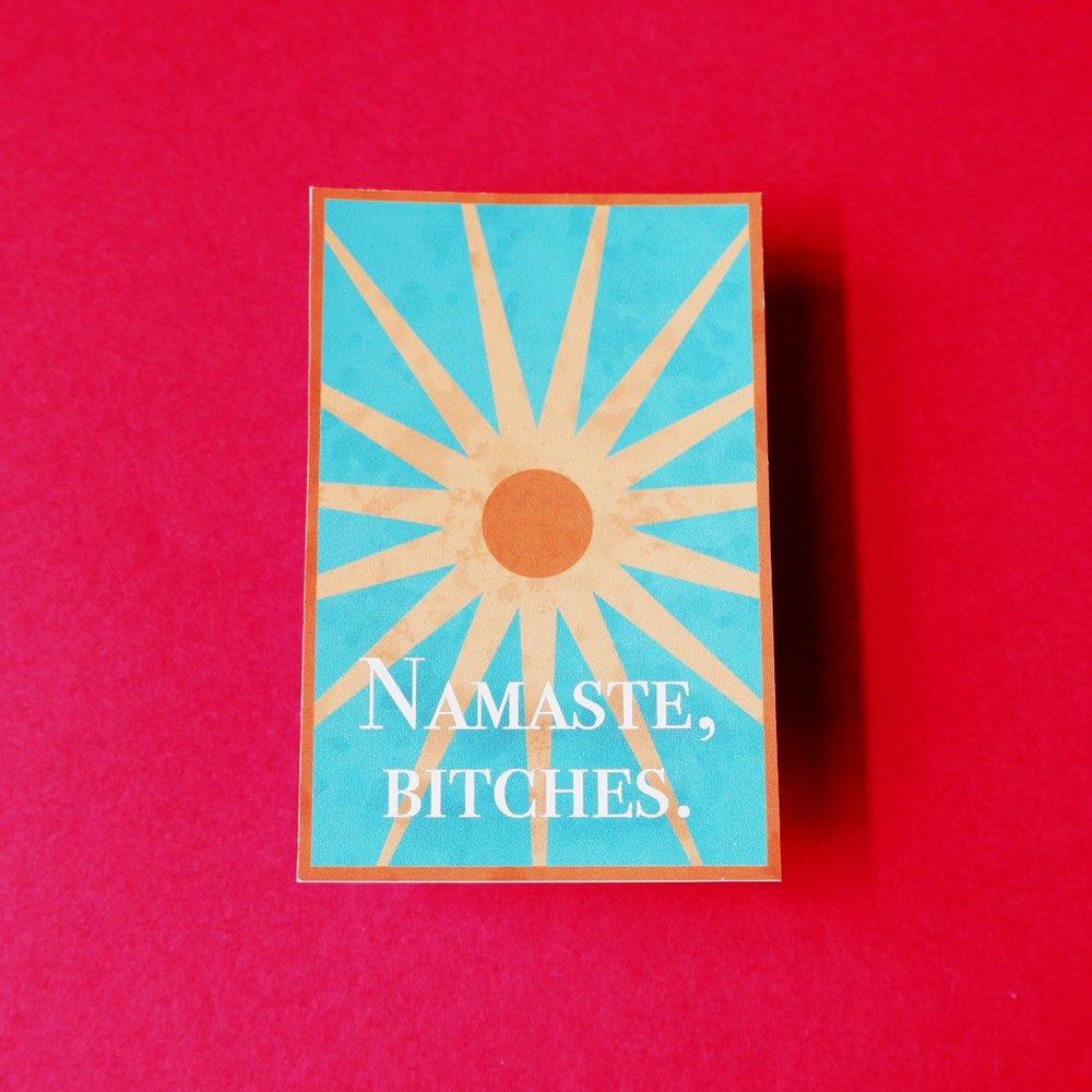 Namaste Sticker