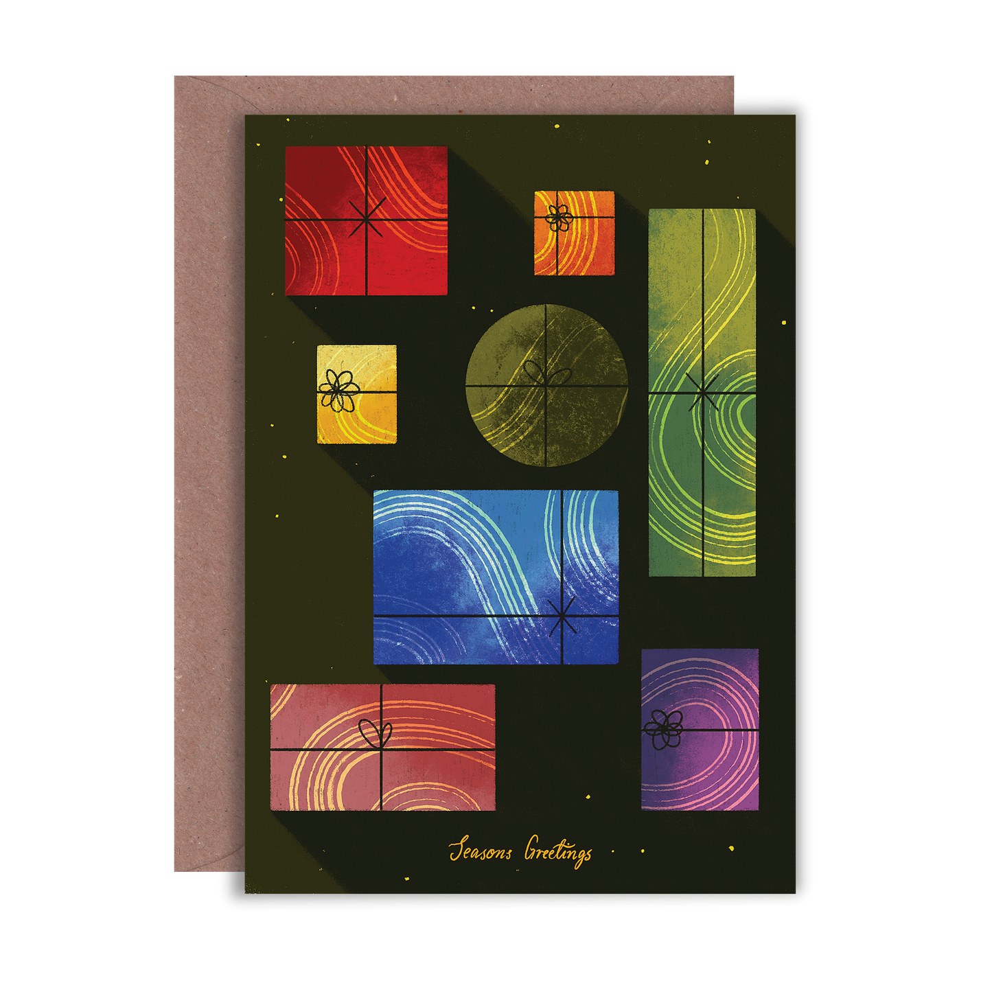 Presents Christmas Greeting Card