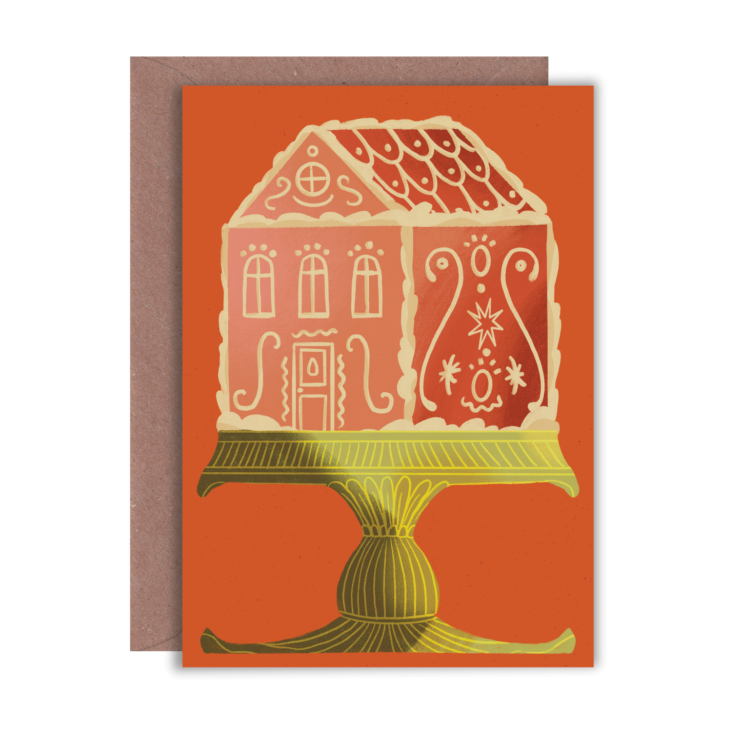 Gingerbread House Greeting Card
