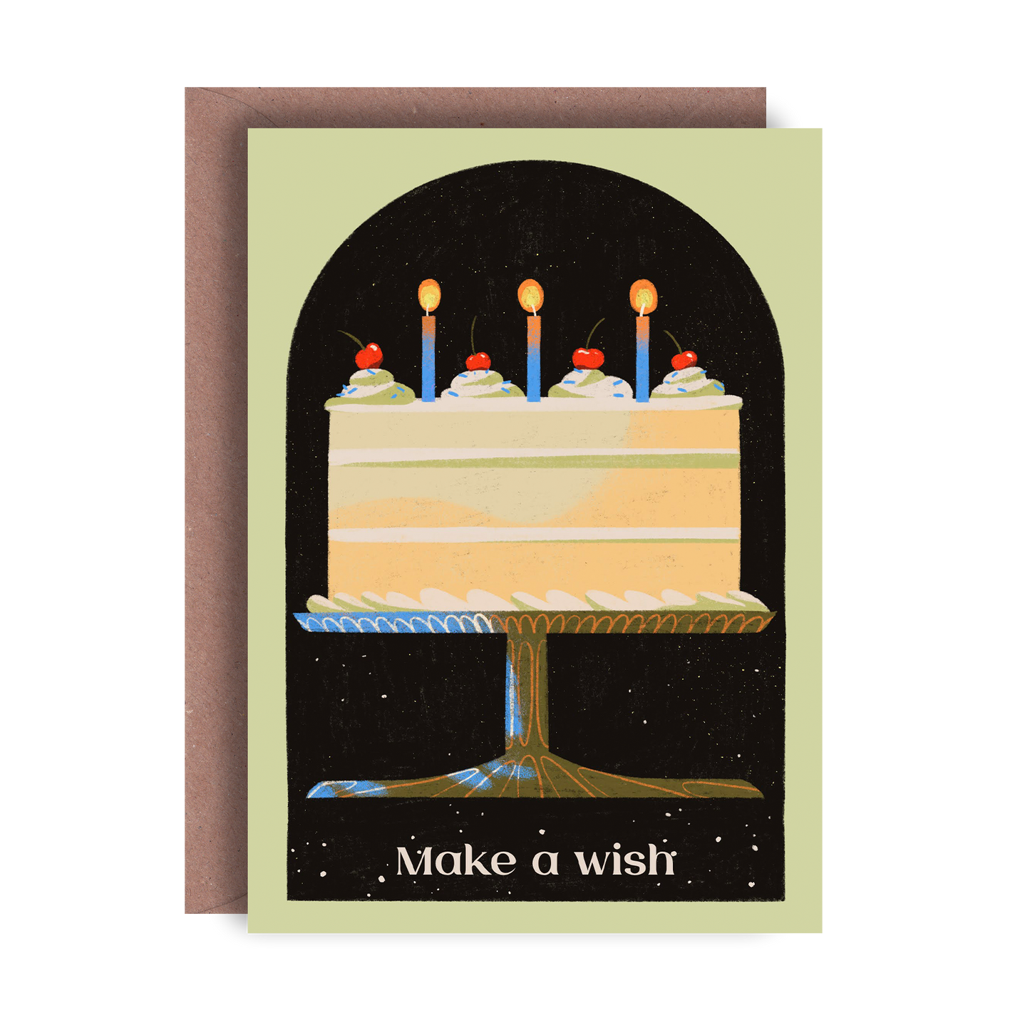 Birthday Cake Greeting Card