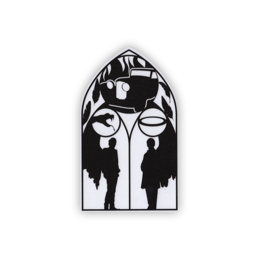 Good Omens Inspired Transparent Sticker