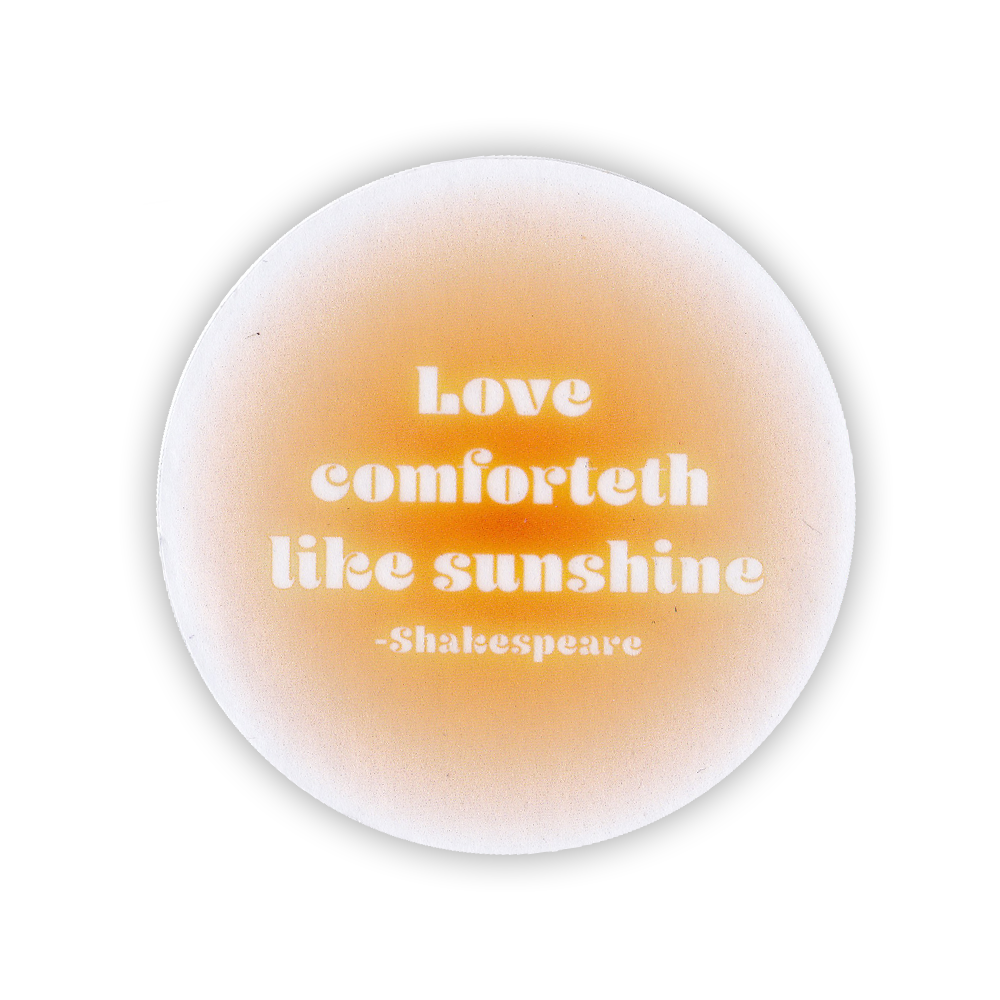 Love Comforth like Sunshine Sticker