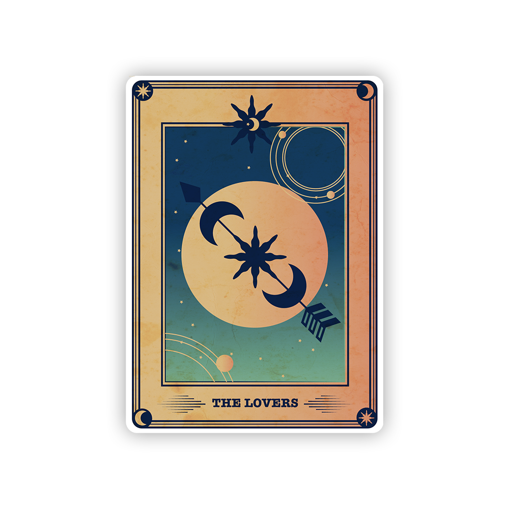 The lovers Sticker