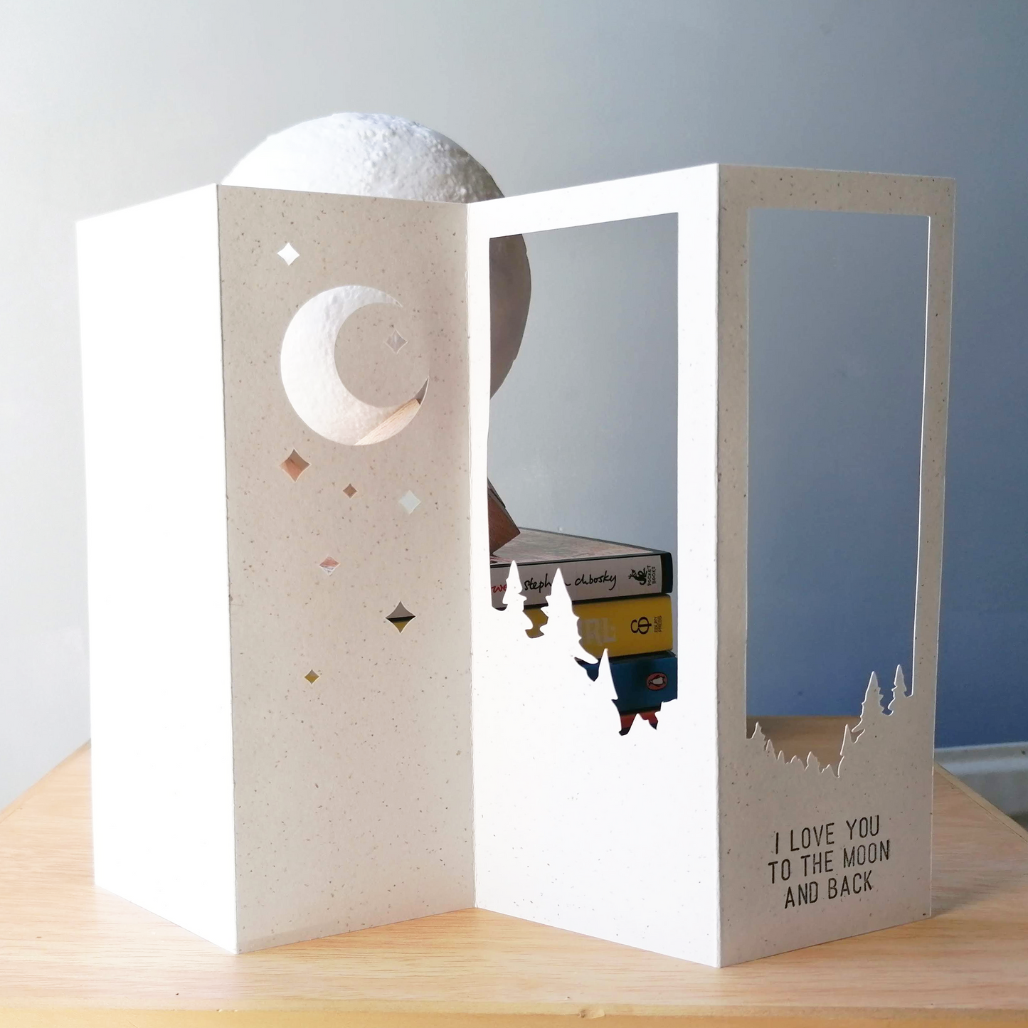 To the Moon and Back 3D Bookmark