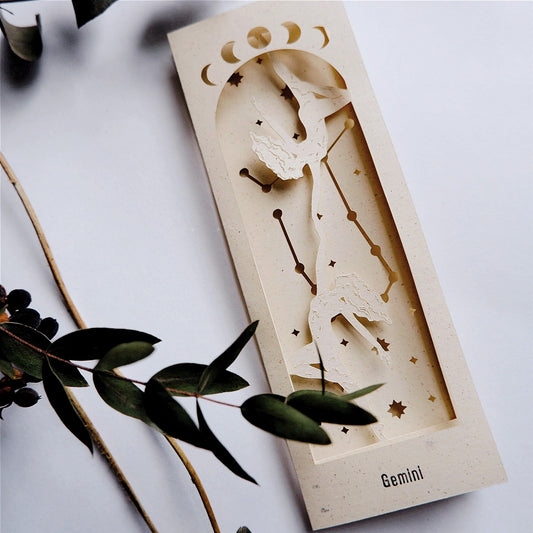Gemini zodiac 3D Bookmark