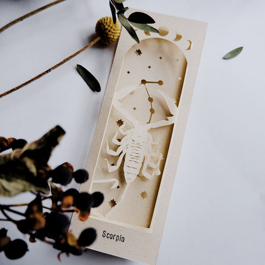 Scorpio zodiac 3D Bookmark