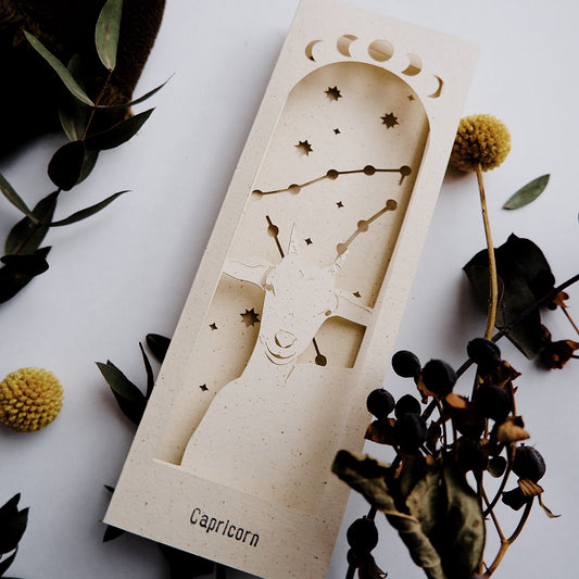Capricorn zodiac 3D Bookmark