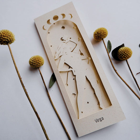 Virgo zodiac 3D Bookmark