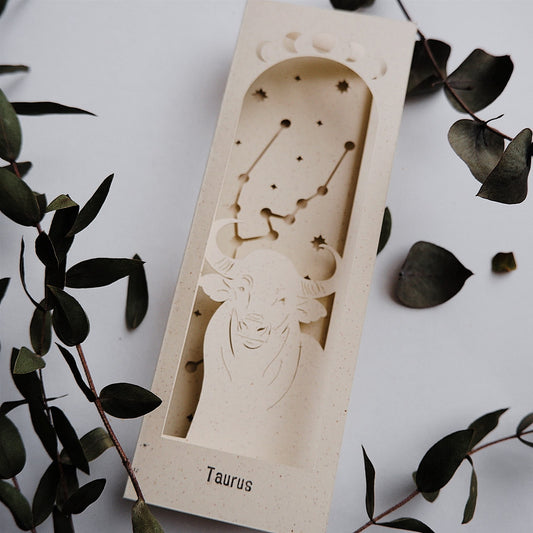 Taurus zodiac 3D Bookmark
