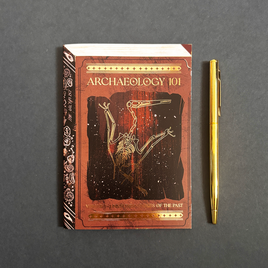 Archaeology 101 Foiled A6 Lined Notebook