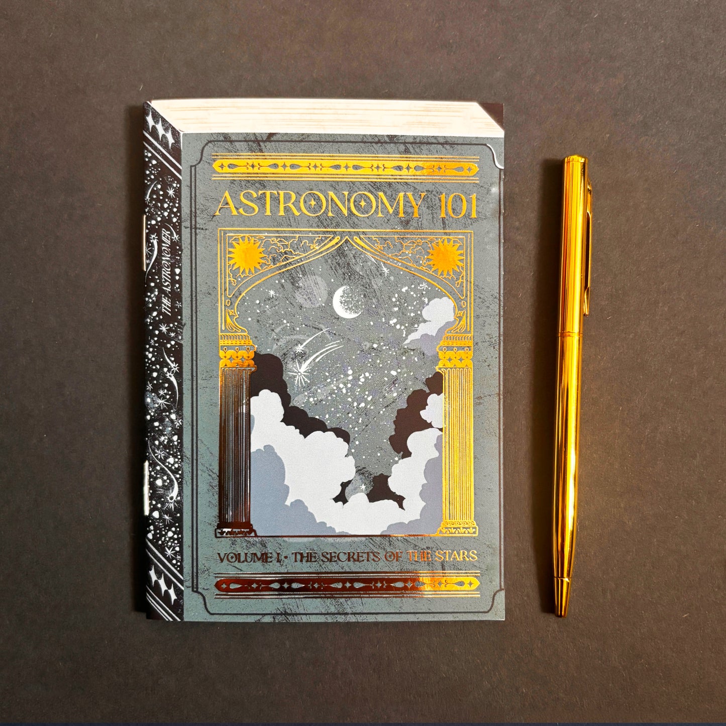 Astronomy 101 Foiled A6 Lined Notebook