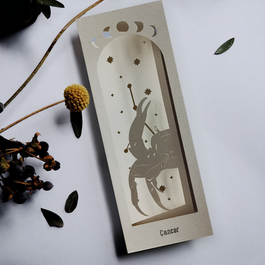 Cancer zodiac 3D Bookmark