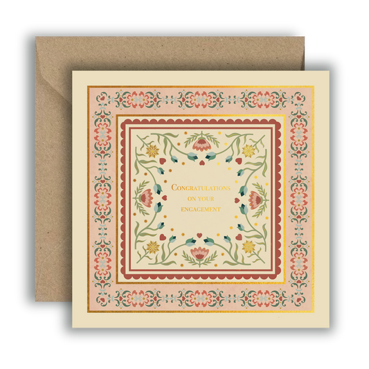 Congratulations on your Engagement  Foiled Card