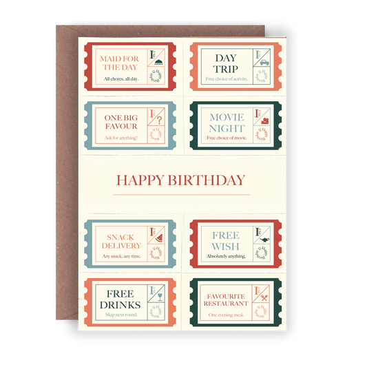 Happy Birthday Voucher Card