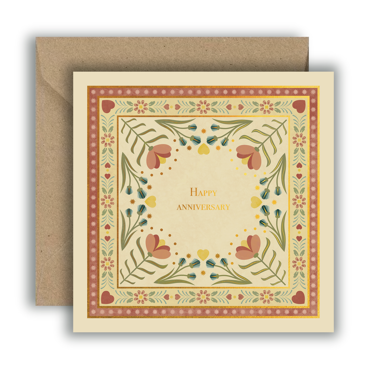 Happy Anniversary Foiled Card