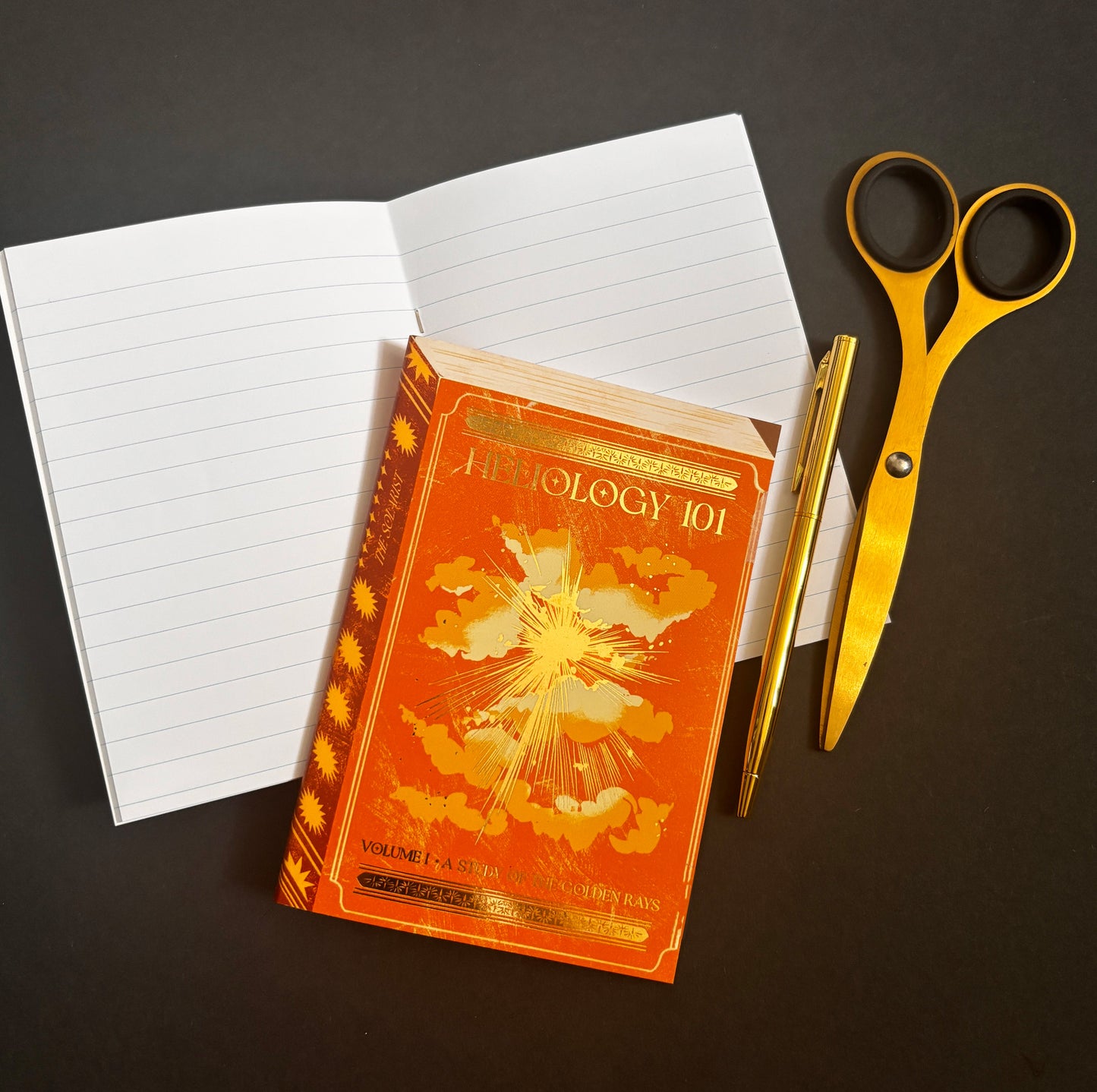 Heliology 101 Foiled A6 Lined Notebook