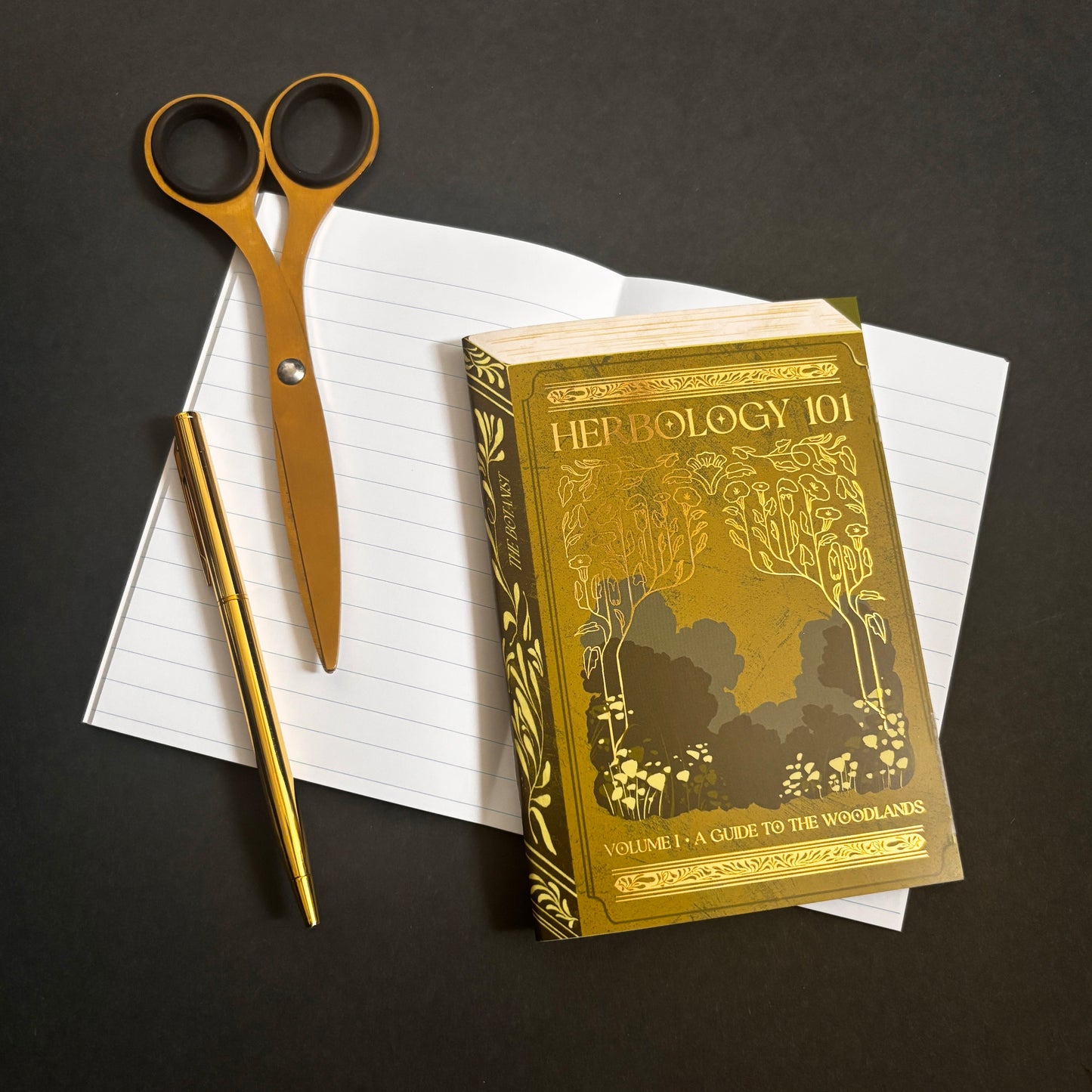 Herbology 101 Foiled A6 Lined Notebook